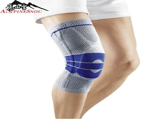 China Comfortable Silicone Knee Brace Support Knee Pads For Sports Protection supplier