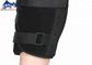 Black Orthopedic Physiotherapy Hinged Knee Support ROM Fixed Knee Brace for Injured Knee and Ligament supplier