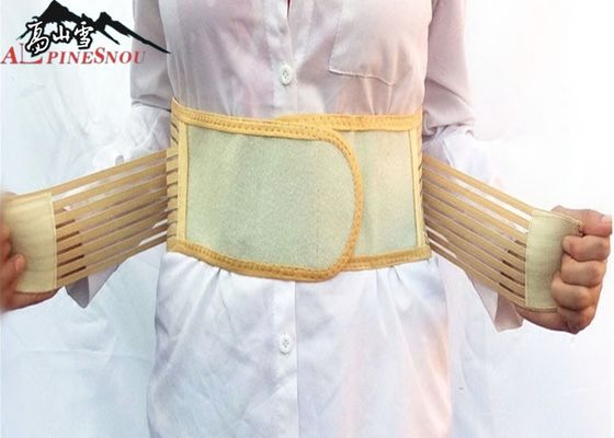 China Tourmaline Self heating Warm Waist Support Belt Magnetic Therapy Belt Brace supplier